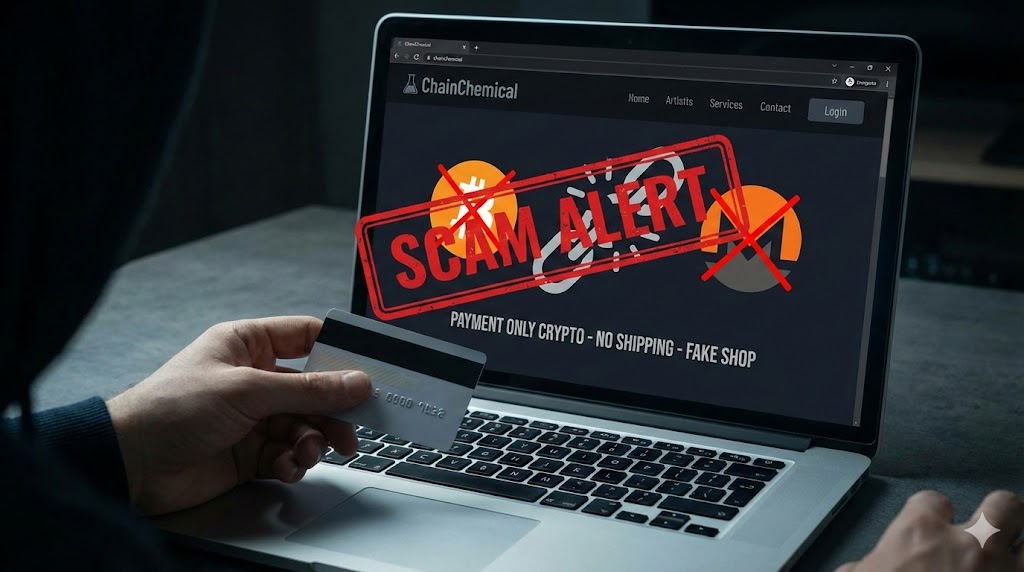 Scam Alert: ChainChemical.com ist ein Fake-Shop!